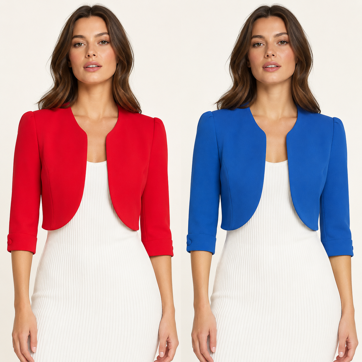 Veste droite manches 3/4 Morgan – 221-VELEO.F