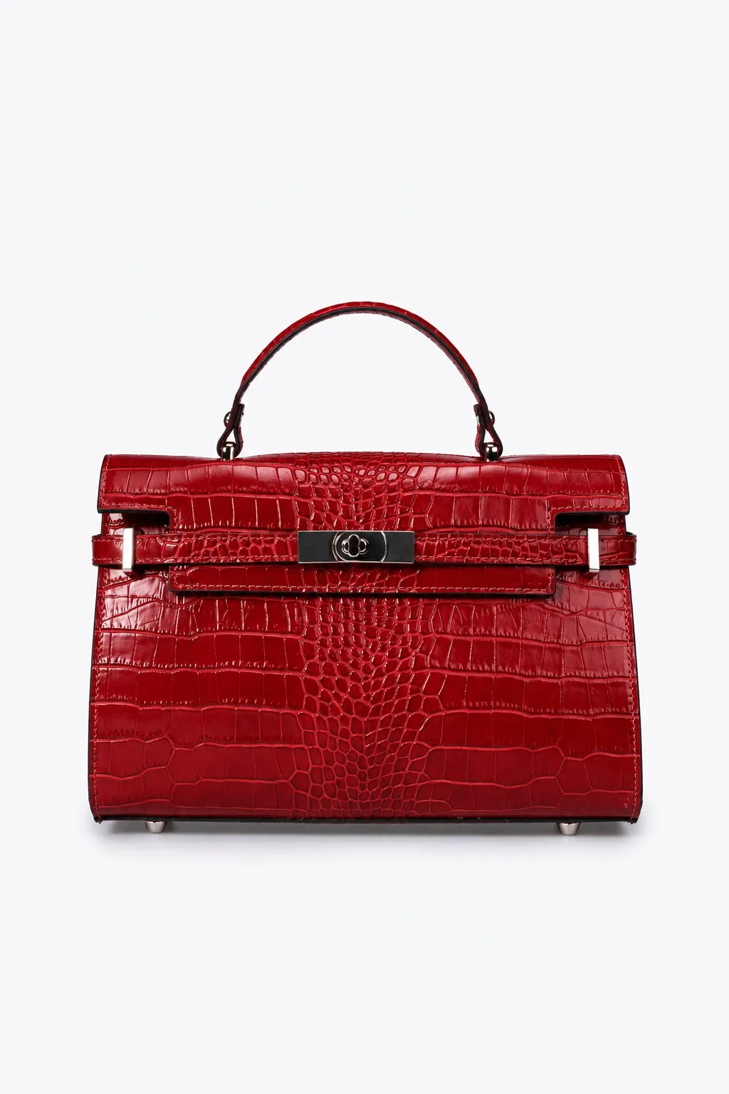 Sac à main en cuir effet crocodile de Louisiane LISA DEI – PFS 6a9fcca9d9b22